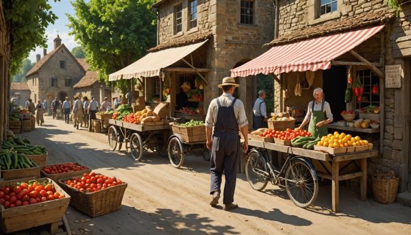 Les marchés locaux et producteurs sur votre route