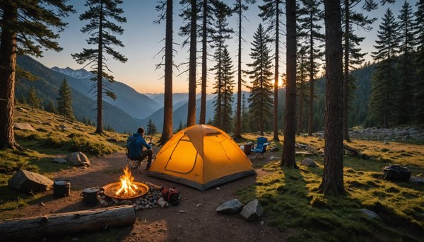 Équipements indispensables pour un camping pas cher et durable en pleine nature